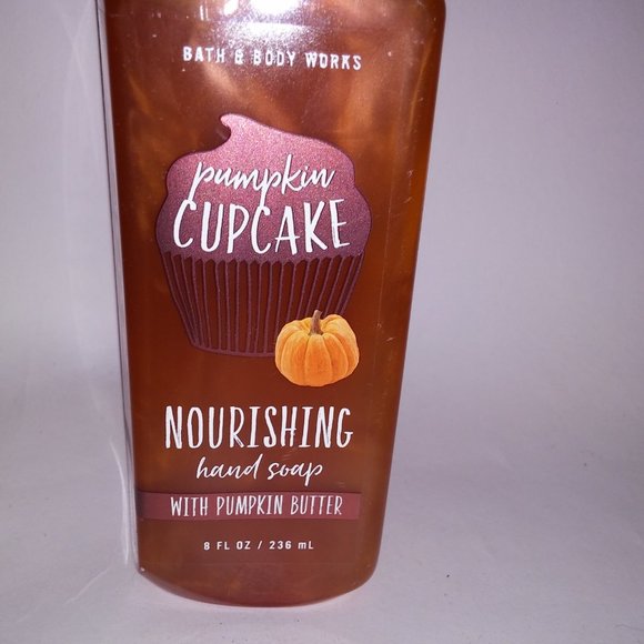 Bath & Body Works Hand Soap Pumpkin Cupcake Nourishing With Pumpkin Butter 8oz B - Picture 4 of 6